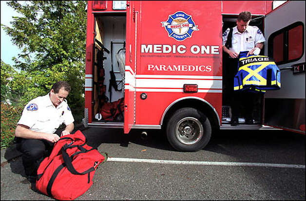 A King County Medic One ambulance