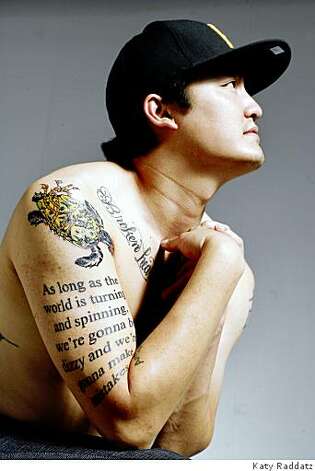 tattoos cool quotes on Jon Woo has many tattoos, including a script tattoo on his right upper ...