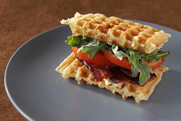 Sourdough Waffle BLTS as seen in San Francisco, California on Wednesday, May 30, 2012. Food styled by Stephanie Kirkland. Photo: Craig Lee, Special To The Chronicle / SF