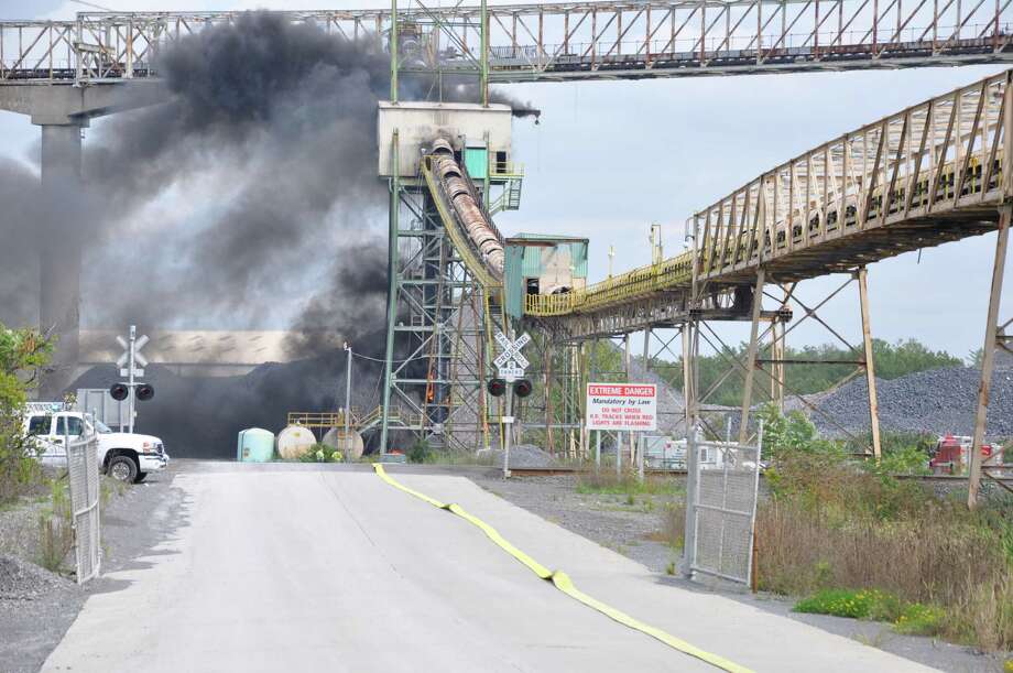 Conveyor belt fire at cement plant - Times Union