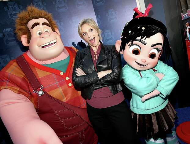 Actress Jane Lynch at the premiere Of Walt Disney Animation Studios' "Wreck-It Ralph" - Red Carpet at the El Capitan Theatre on October 29, 2012 in Hollywood, California. Photo: Christopher Polk, Getty Images / 2012 Getty Images