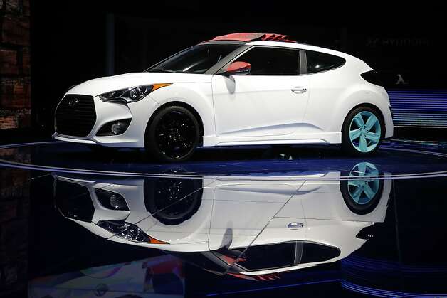 The Hyundai Veloster C3 concept is unveiled at the LA Auto Show in Los Angeles, Wednesday, Nov. 28, 2012. The annual Los Angeles Auto Show opened to the media Wednesday at the Los Angeles Convention Center. The show opens to the public on Friday, November 30. Photo: Jae C. Hong, Associated Press / SF
