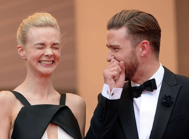 Actress Carey Mulligan (L) and actor Justin Timberlake attend the "Inside Llewyn Davis" Premiere during the 66th Annual Cannes Film Festival at Grand Theatre Lumiere on May 19, 2013 in Cannes, France. Photo: Dave J Hogan, Getty Images / 2013 Dave J Hogan