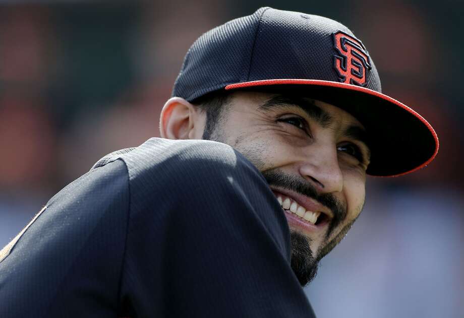 Giants&#39; pitcher <b>Sergio Romo</b>, (54) always seems to have on a smile - 920x920