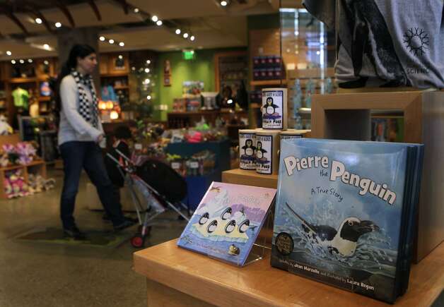 A book was written about Pierre and his plight. It's sold at the academy gift shop. Photo: Paul Chinn, The Chronicle
