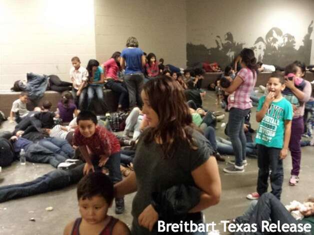 Hundreds of undocumented immigrants, mostly from Central America, are held in U.S. Border Patrol facilities in the Rio Grande Valley along the U.S./Mexico border in late May 2014. Photos were obtained by Breitbart. Photo: Courtesy, Breitbart Texas
