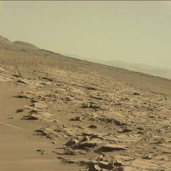 A toy boat left on Mars? Can you see it?
