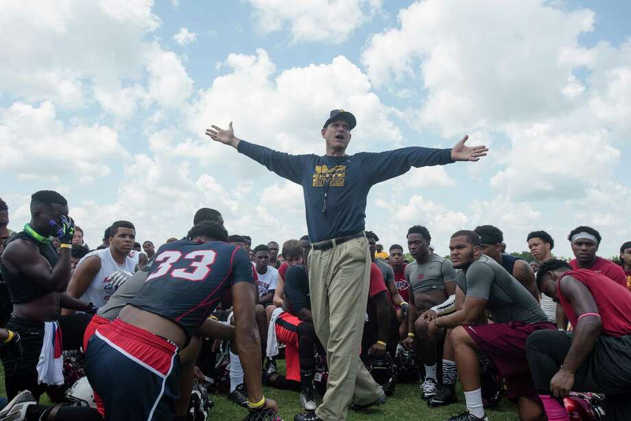 Image result for harbaugh summer camp