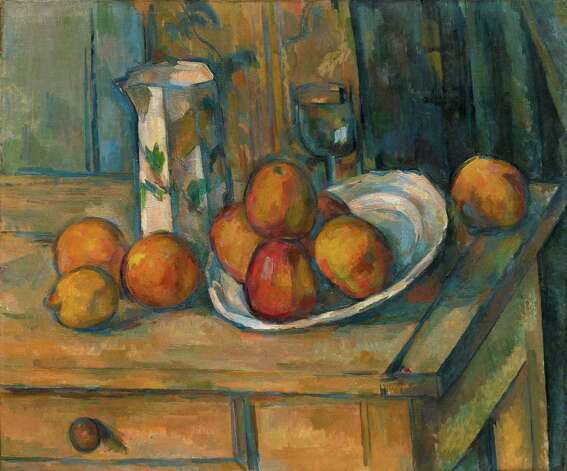 Paul Cézanne, "Still Life with Milk Jug and Fruit," c. 1900. Photo: National Gallery Of Art, N