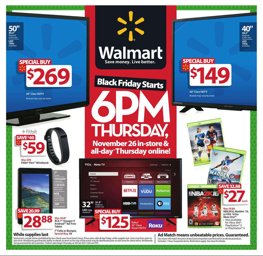 Walmart Black Friday sales circular released - here&#39;s all 32 pages - Houston Chronicle