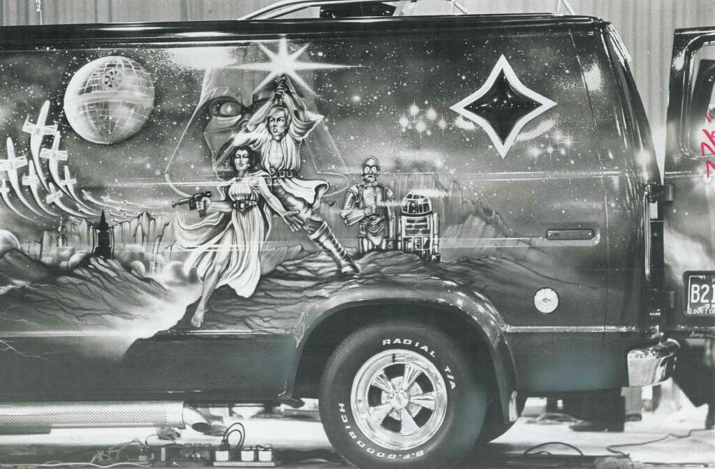 Most popular theme for van murals at the 1977 show was "Star Wars." Photo: Bezant; Graham, Getty Images / Toronto Star