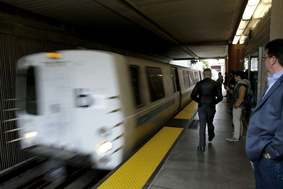 A BART train pulls into the Millbrae Station in June. The agency’s hands are largely tied when it comes to young gate-crashers. Photo: Michael Macor, The Chronicle