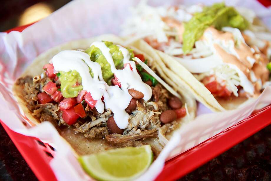 Carnitas and shrimp tacos at Sutter Street Taqueria in Folsom. Photo: Max Whittaker/Prime, Special To The Chronicle