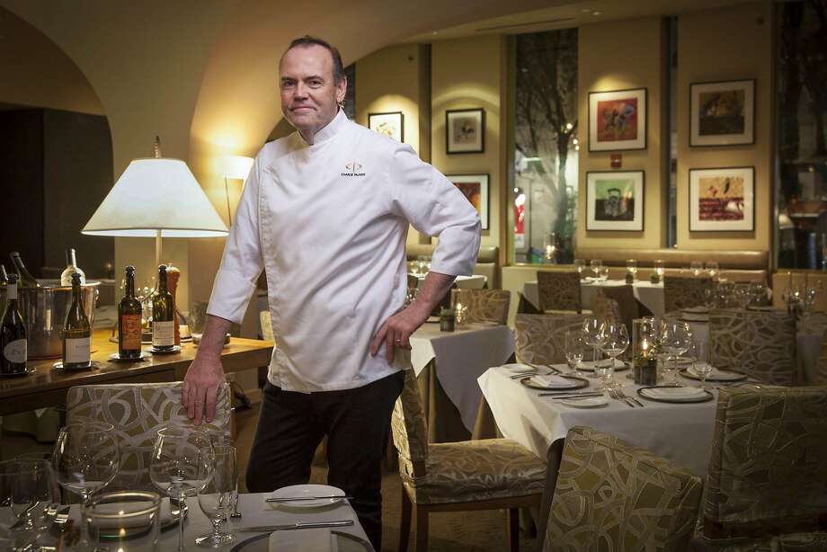 Chef Charlie Palmer in the dining room of Dry Creek Kitchen. Photo: Peter DaSilva