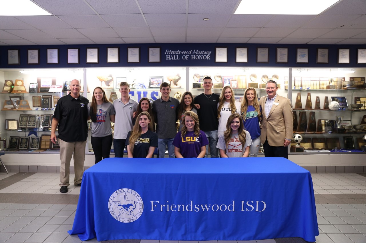 Friendswood ISD athletic signees - Houston Chronicle
