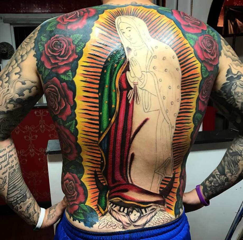 S.A. man's giant Virgen de Guadalupe tattoo took months