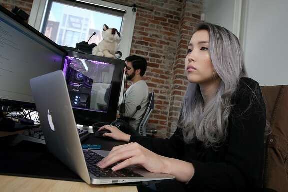 Operations manager Jennie Pasinsky at Forge, a video game company, on Friday, April 21, 2017, in San Francisco, Calif.