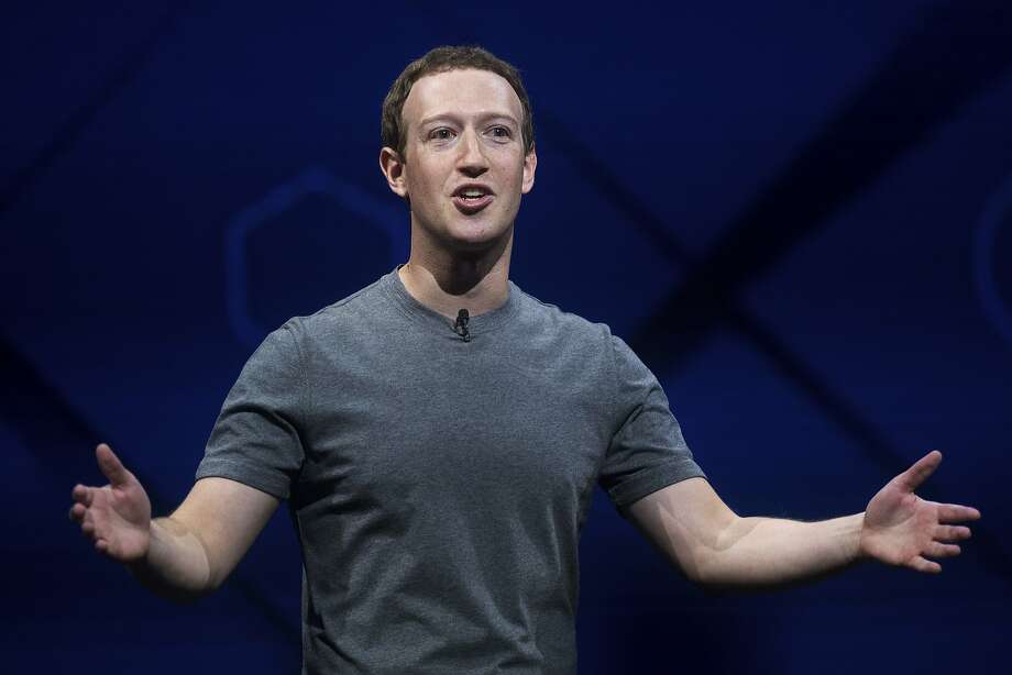 Facebook CEO Mark Zuckerberg speaks at his company's annual F8 developer conference in San Jose in April. Because of his voting control of the company shareholder-backed measures can’t succeed without his approval