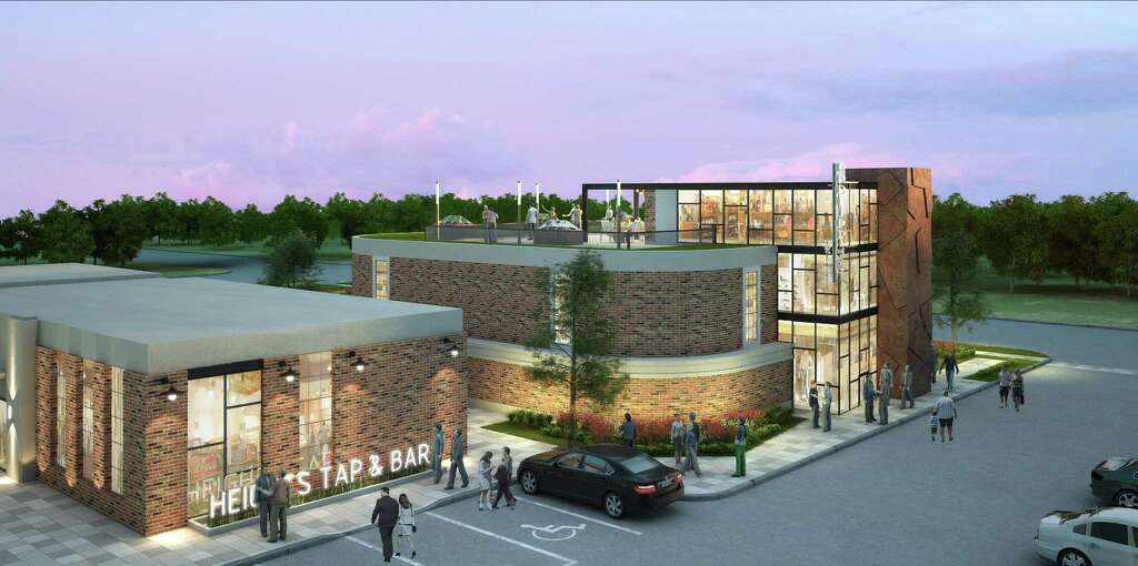 Braun Enterprises announced plans to redevelop the Heights waterworks on 19th Street at Nicholson. The project would include four restaurant buildings and an additional proposed 5,000-square-foot retail building fronting 19th Street..Â Jared Tipps of Tipps Architecture is designing the renovation and new building. Photo: Braun Enterprises