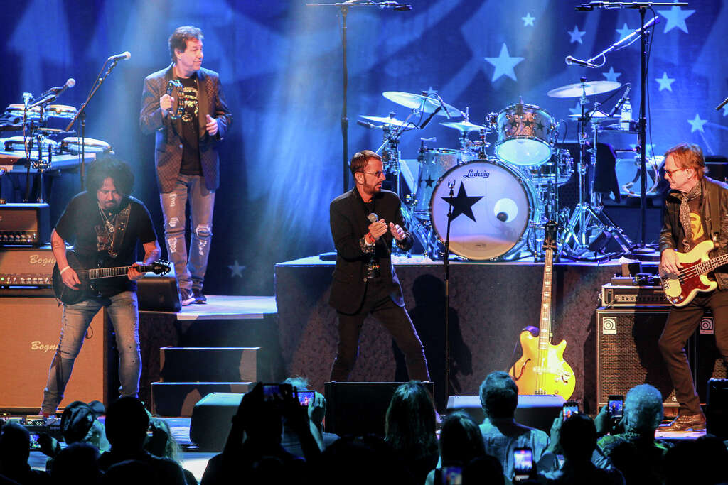 Ringo Starr and His All-Star Band performing at Smart Financial Centre in Sugar Land. Photo: Gary Fountain, For The Chronicle/Gary Fountain / Copyright 2017 Gary Fountain