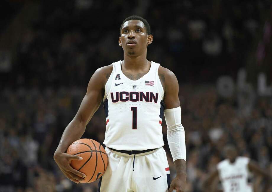 UConn’s Christian Vital is averaging 12.8 points for the Huskies. Photo: Jessica Hill / Associated Press / AP2017