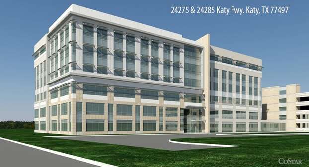 The Katy Ranch project, a six-story, 151,000-square-foot office building situated along the Katy Freeway Photo: Katy Area EDC