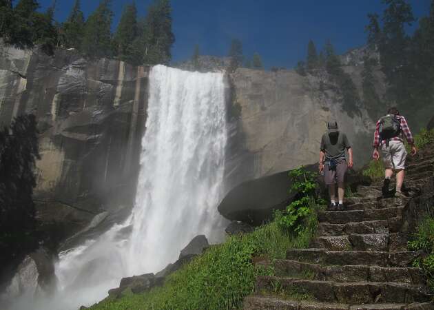 Yosemite waterfalls are booming this Memorial Day and the crowds know it