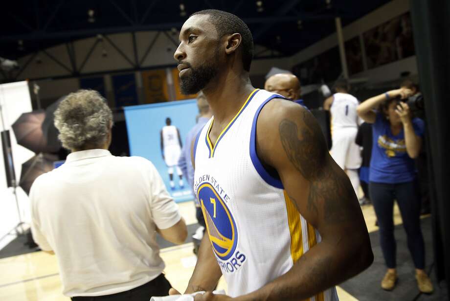 Ben Gordon heads to a photo shoot during Golden State Warriors' Media Day in Oakland, Calif., on Monday, September 28, 2015. Photo: Scott Strazzante, The Chronicle