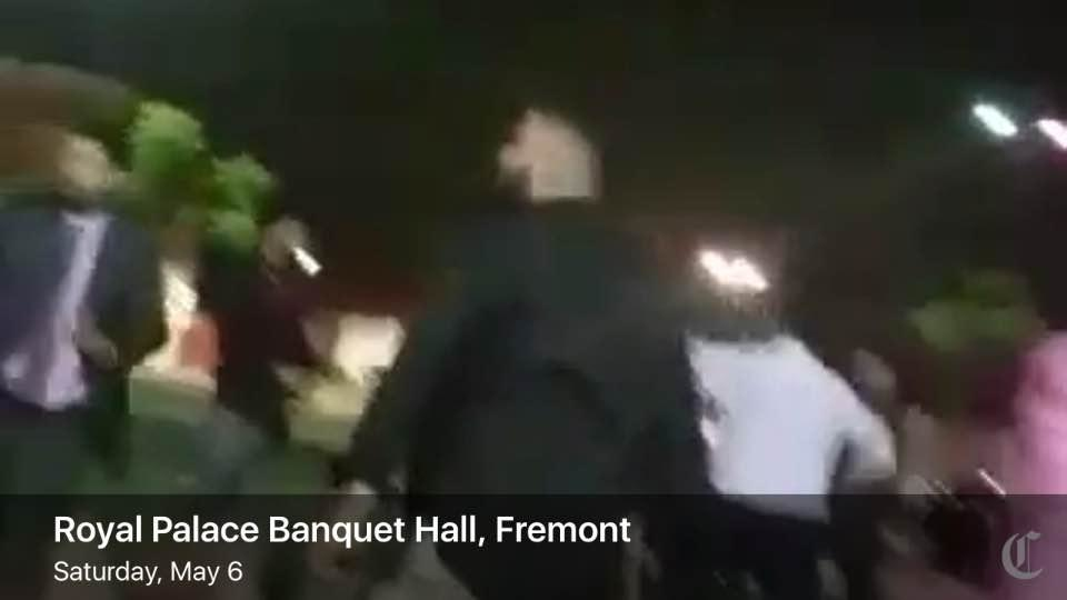 Massive Fremont wedding brawl caught on video