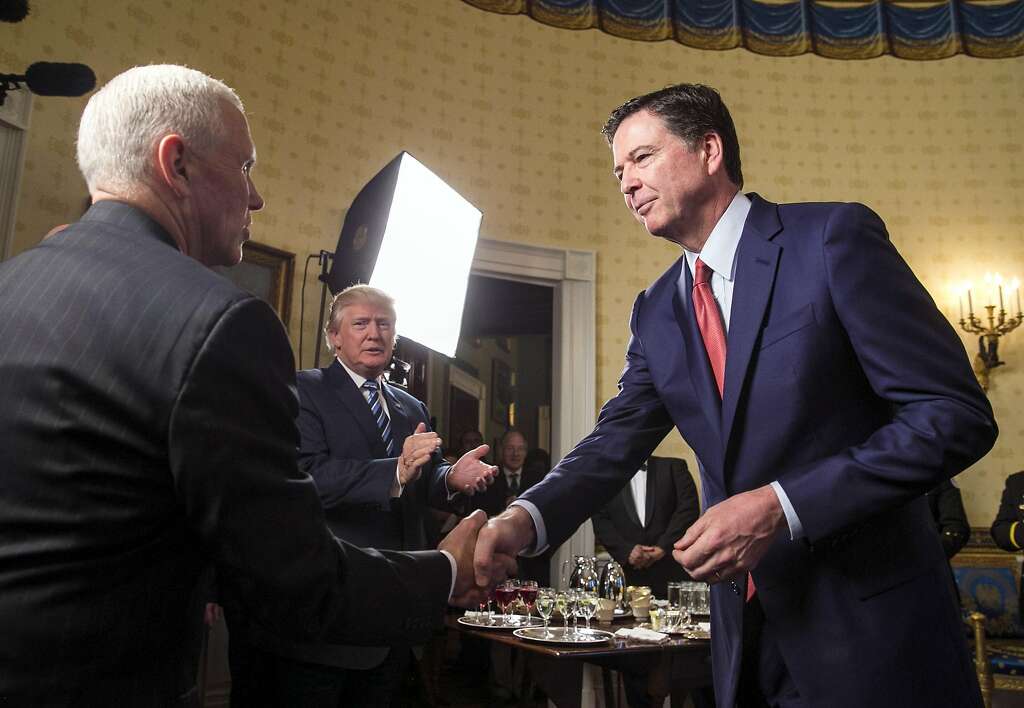 May 12, 2017: Trump tweets that Comey "better hope that there are no 'tapes' of our conversations before he starts leaking to the press!" Photo: AL DRAGO, NYT