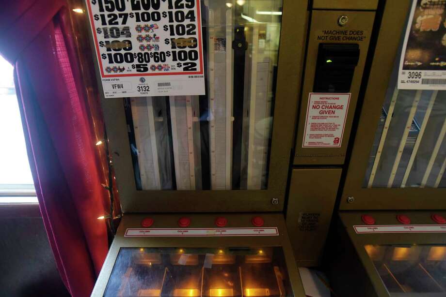 A view of the pull tab machines at the VFW Sheehy Palmer Post 6776 on Monday, May 29, 2017, in Albany, N.Y.  The pull tab machines are a gaming machine that the veteran's posts are allowed to have.  (Paul Buckowski / Times Union) Photo: PAUL BUCKOWSKI / 20040600A
