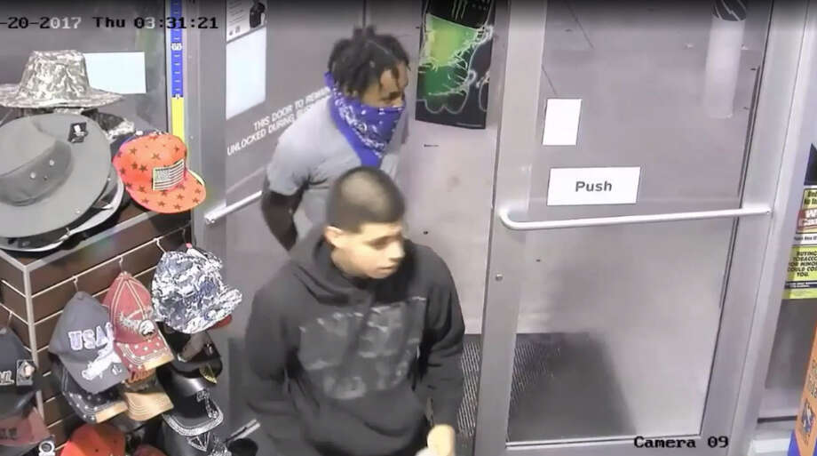 Watch: Video captures Greenspoint armed robbery suspects stickup gas ...