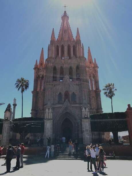 The Parroquia de San Miguel Arcangel is in the center of town on the Jardin. Photo: Dwight Silverman / Houston Chronicle